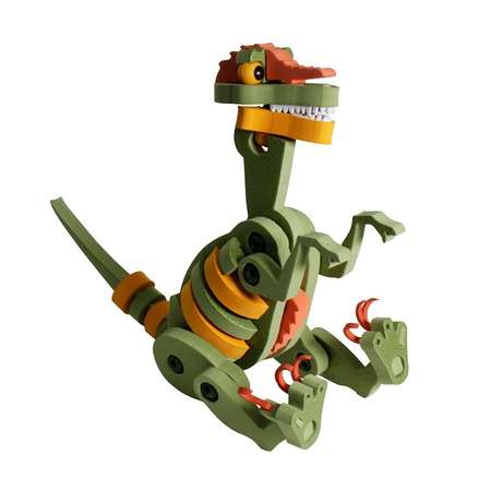 3D пазл 1TOY Динозавры 310 деталей