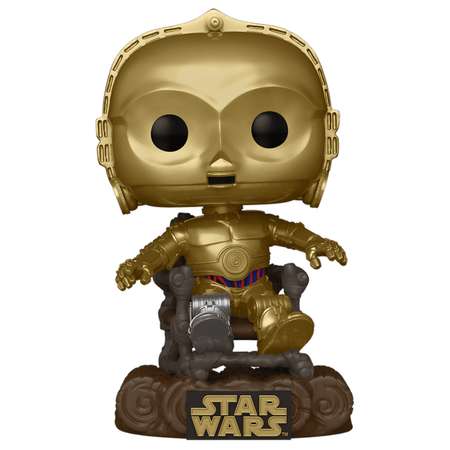 Фигурка Funko POP! Bobble Star Wars Ep 6 RotJ 40th C-3PO in chair (609) 70744