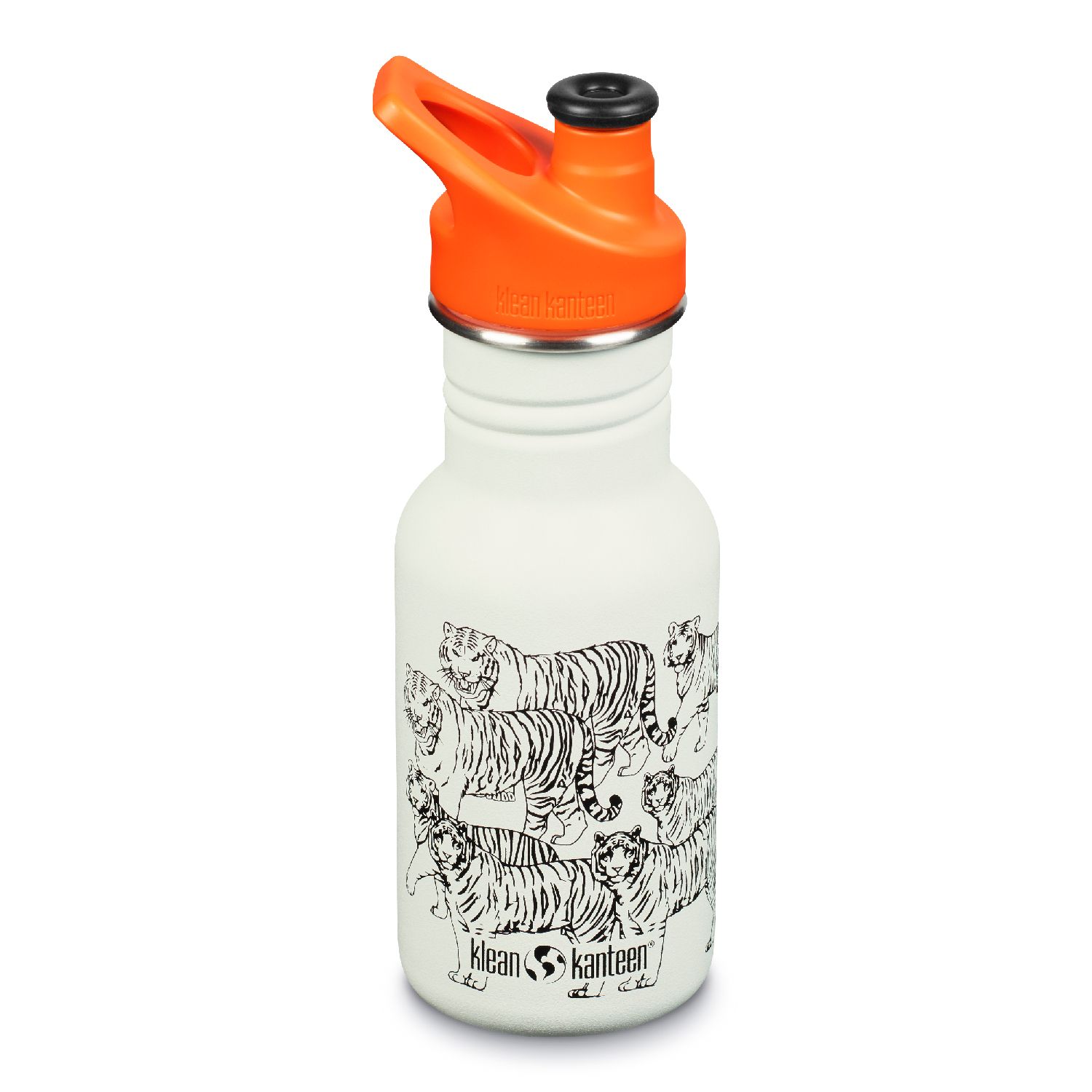 Детская бутылка Klean Kanteen Kid Classic Narrow Sport 12oz Tigers 355 мл - фото 1