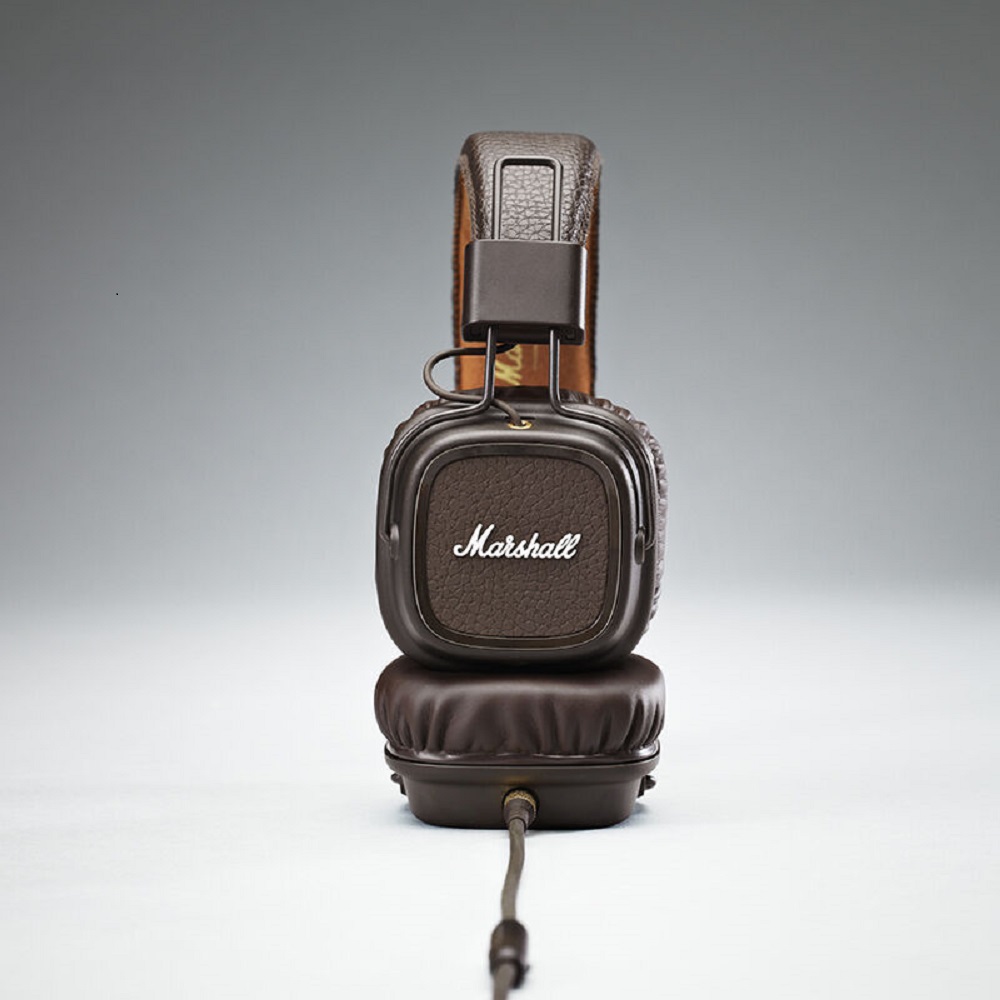 Наушники Bluetooth CASTLELADY беспроводные Marshall Major IV коричневые - фото 3