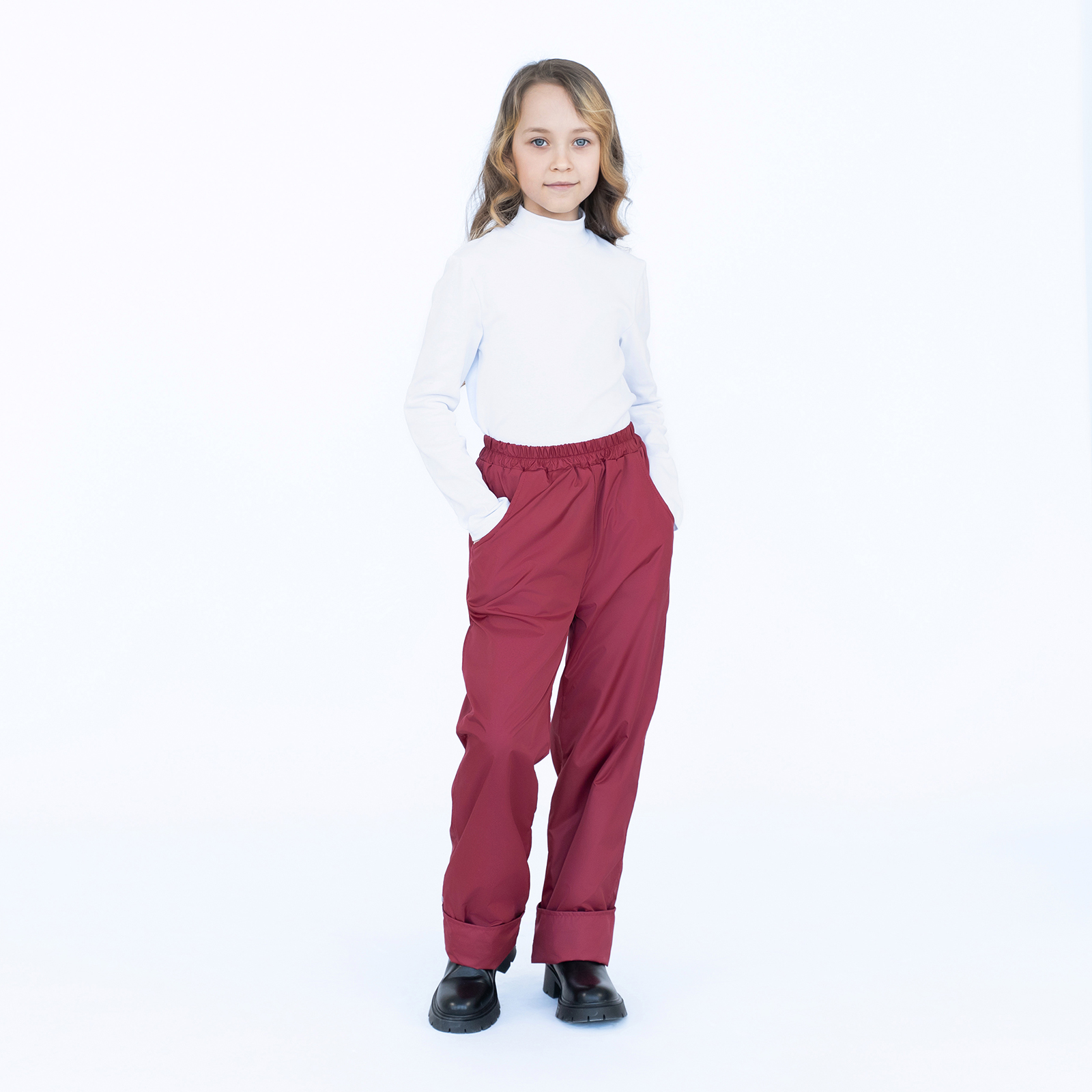 Брюки Arctic kids 10-004/2 бордо - фото 12