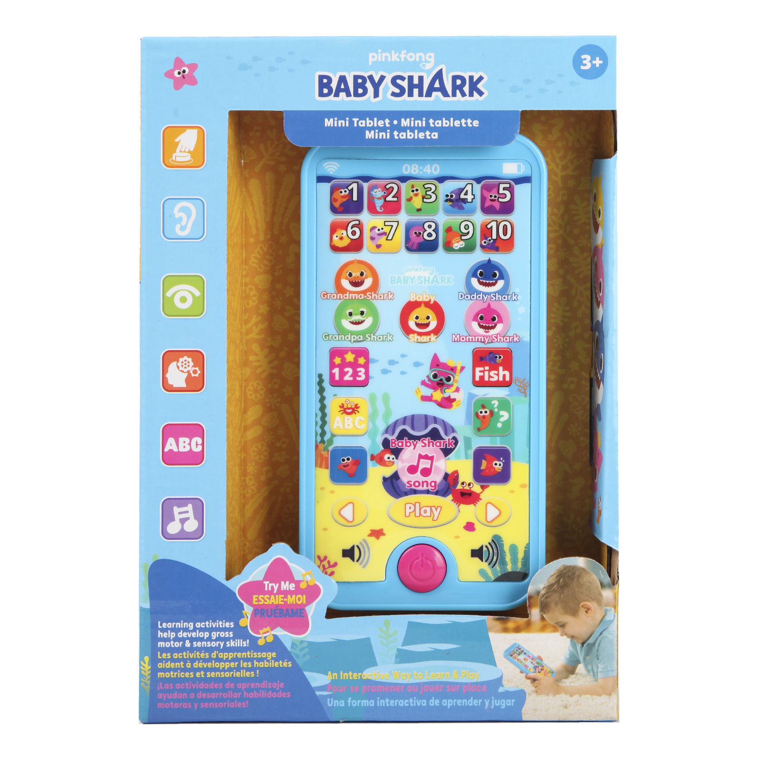 Планшет Baby Shark 61045 Baby Shark купить по цене 99 ₽ в интернет-магазине  Детский мир