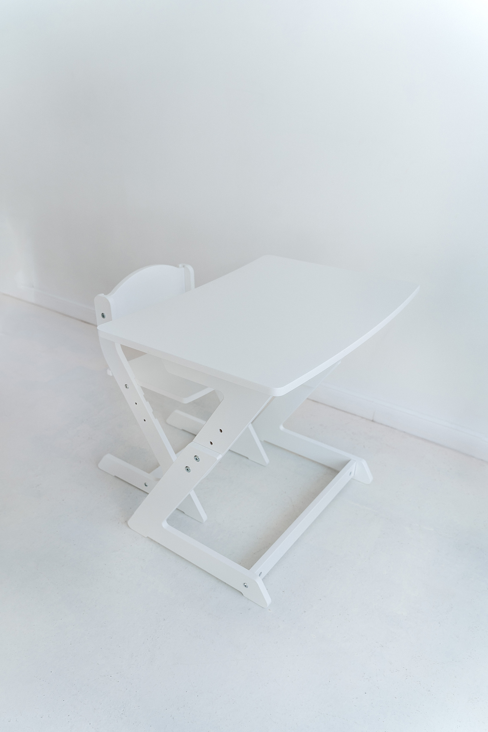 Детский растущий стол и стул Коняша белый - фото 9