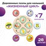 Пазл фигурный деревянный Active Puzzles Эволюция