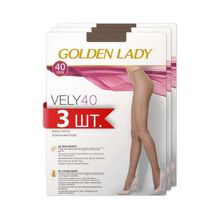 Колготки 3 пары Golden lady