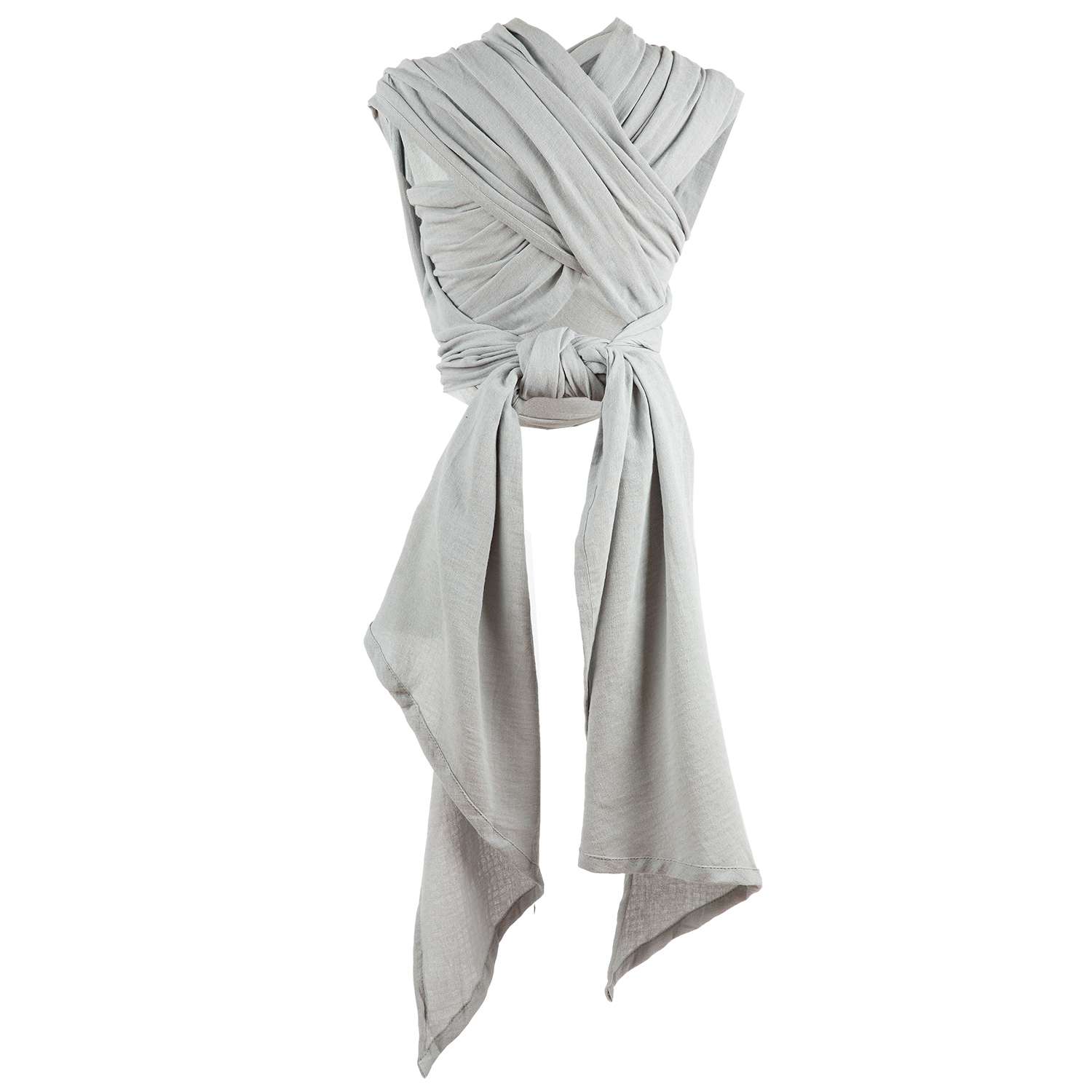 Слинг-шарф inlovery муслиновый цвет серый - фото 7