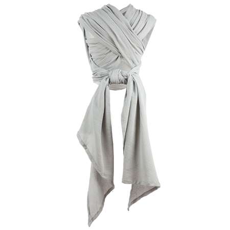 Слинг-шарф inlovery муслиновый цвет серый