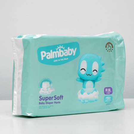 Подгузники-трусики Palmbaby ЭлараKIDS Palmbaby Premium 6-11 кг 58шт