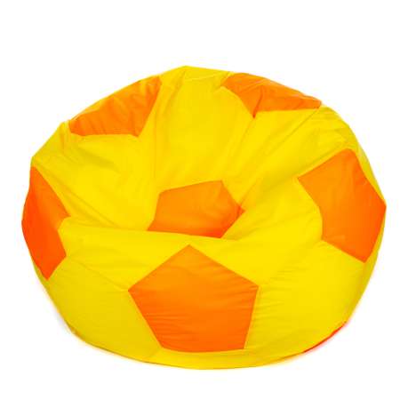 Кресло-мешок Пазитифчик Мяч 80х80см желто-оранжевый