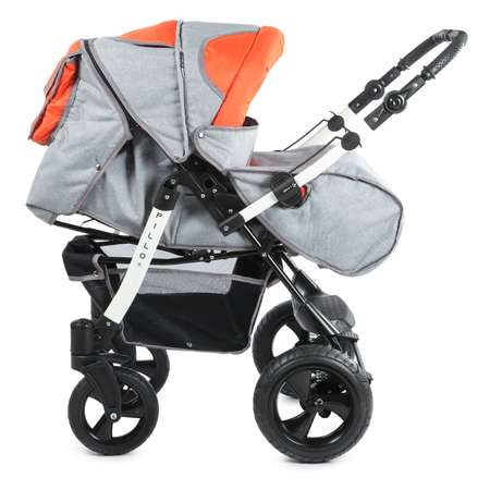 Коляска-трансформер Babyton Pillo OX Grey-Orange