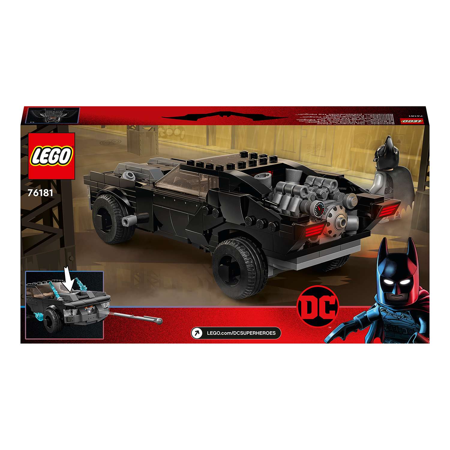 Конструктор LEGO DC Super Heroes Бэтмобиль погоня за Пингвином блочный - фото 3