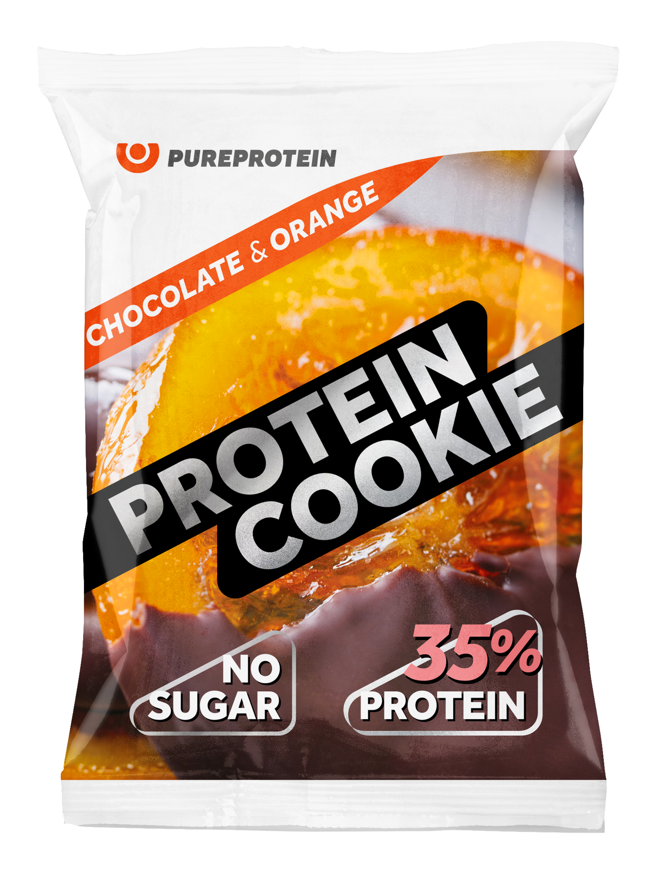 Печенье высокобелковое PUREPROTEIN Шоколад Апельсин 14шт х 40г - фото 2