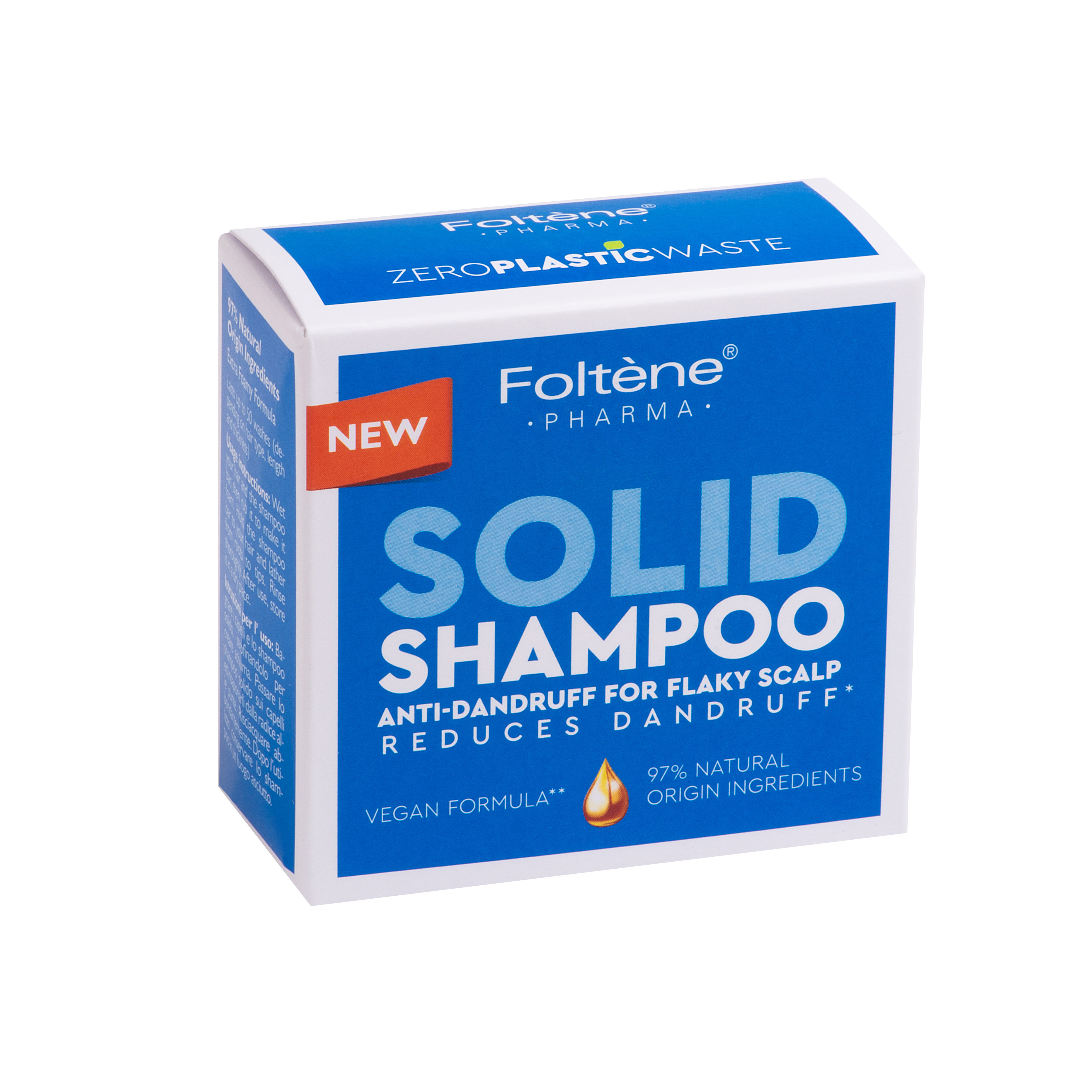 Твердый шампунь Foltene против перхоти - Solid Shampoo Anti Dandruff 75g - фото 2