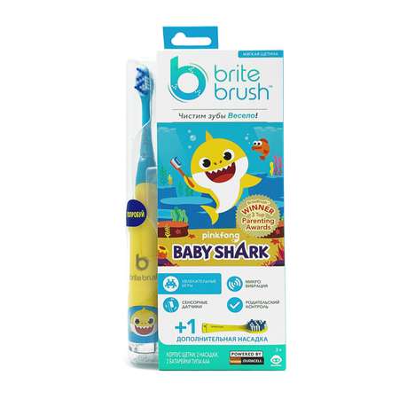 Зубная щетка Wow Wee Brite Brush Baby Shark интерактивная 61266