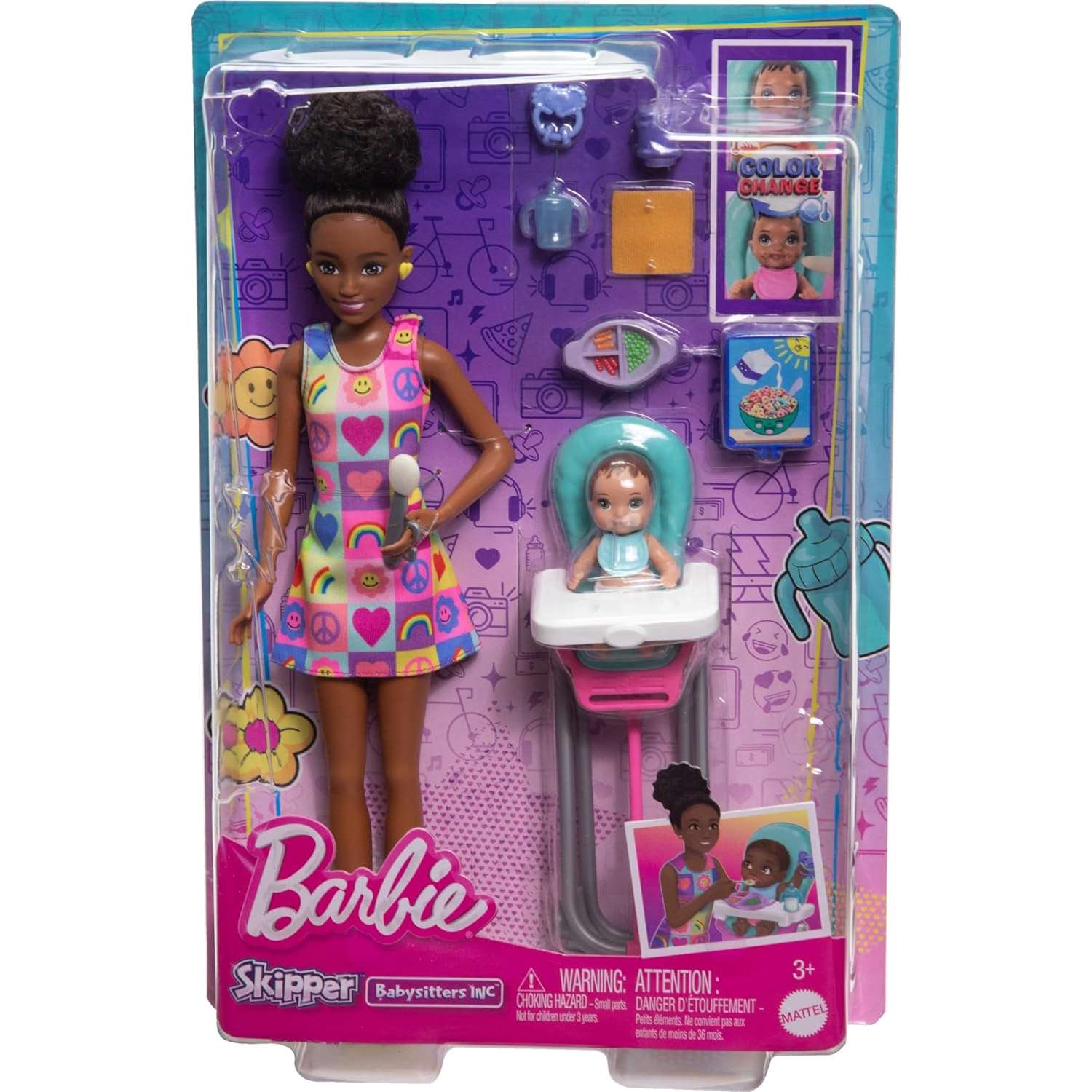 Кукла модельная Barbie Няня FHY97 - фото 6