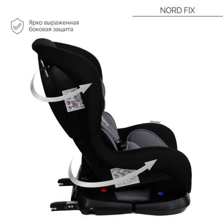 Автокресло Babyton Nord Fix Black-Grey Isofix 0+/1 (0-18 кг)