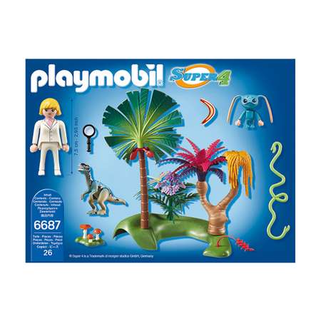 Конструктор Playmobil Супер4. Затерянный остров с Алиен и Хищником