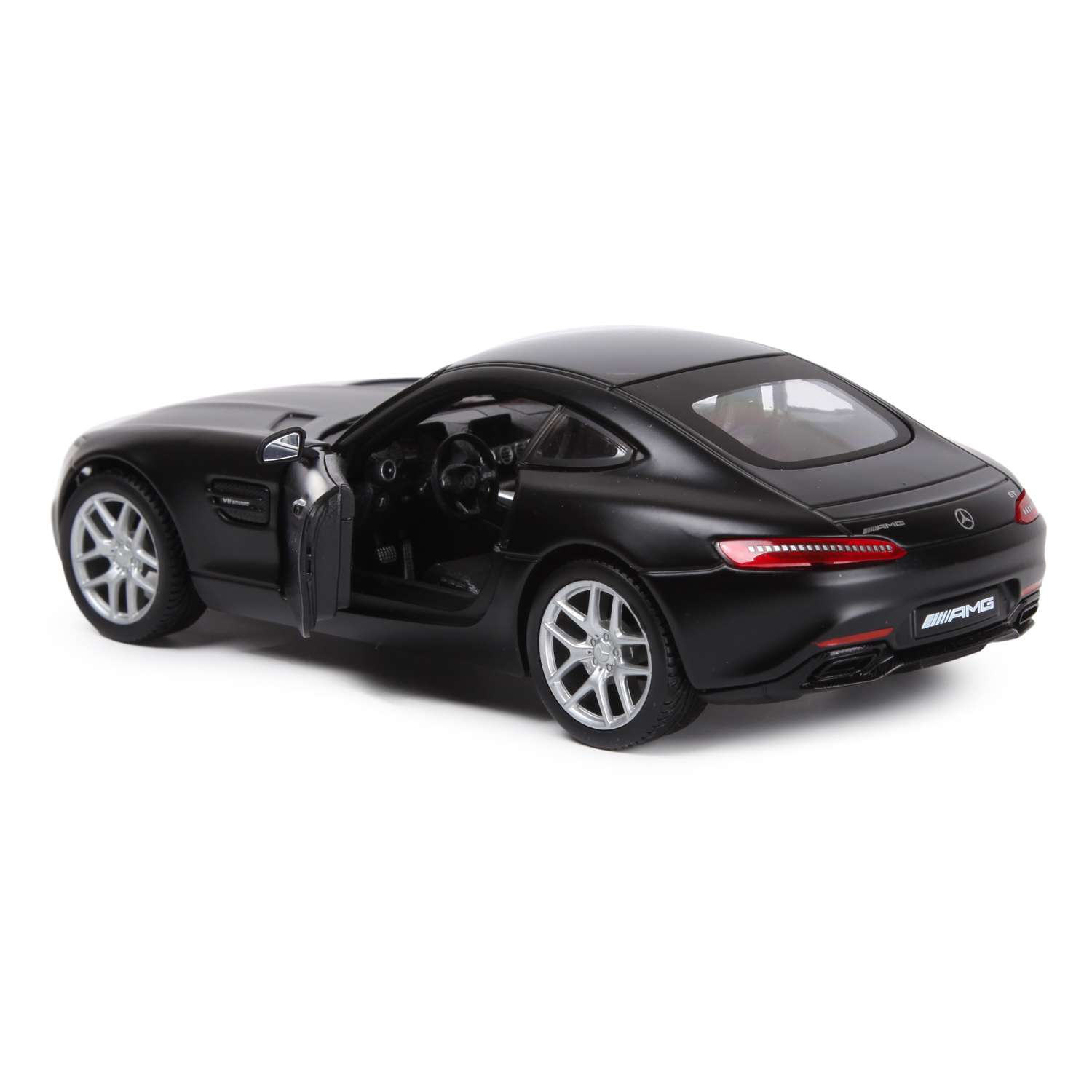 Машинка MAISTO 1:24 Mercedes AMG GT Matte Black 31134DB 31134DB - фото 4