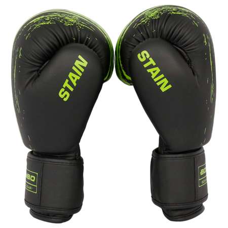 Перчатки боксерские BoyBo Stain BGS322 зеленый 4 OZ