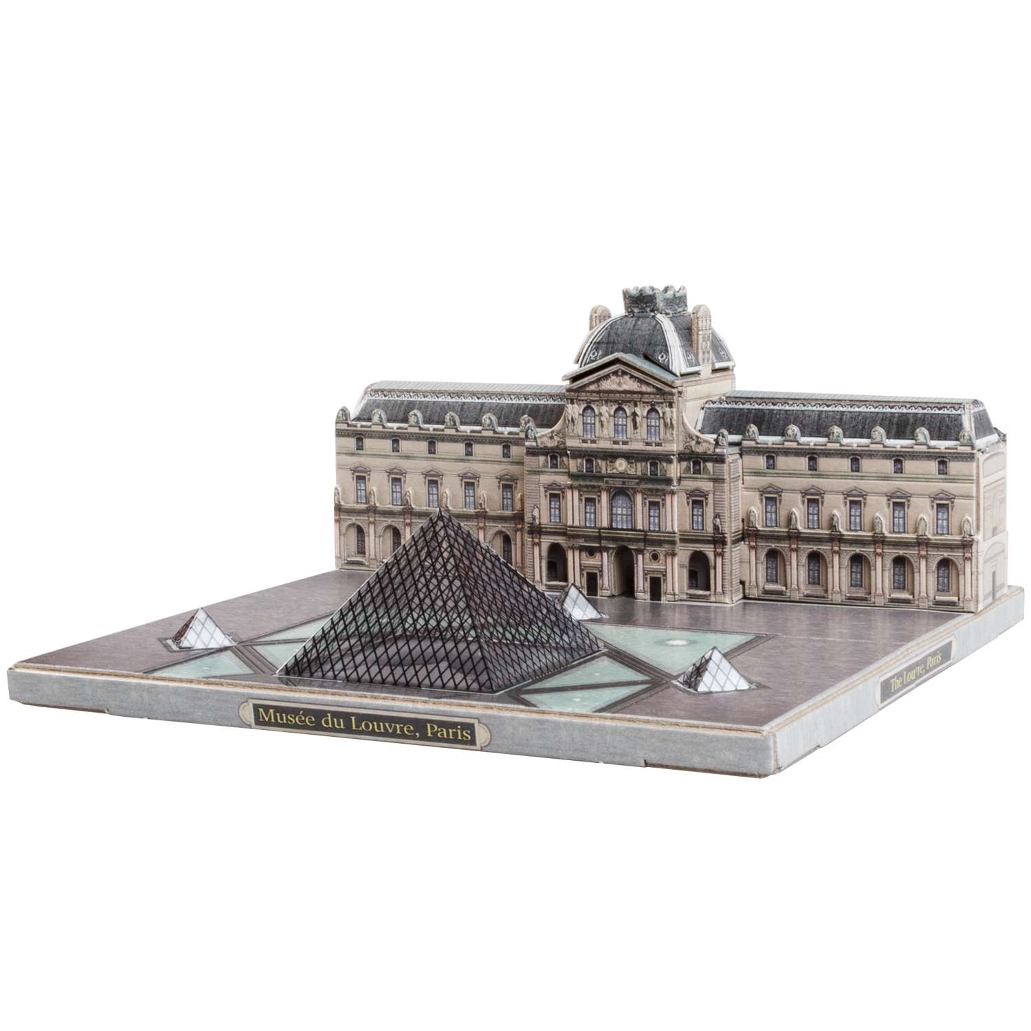 Сборная модель Умная бумага Города в миниатюре Музей Лувр 582 582 - фото 2