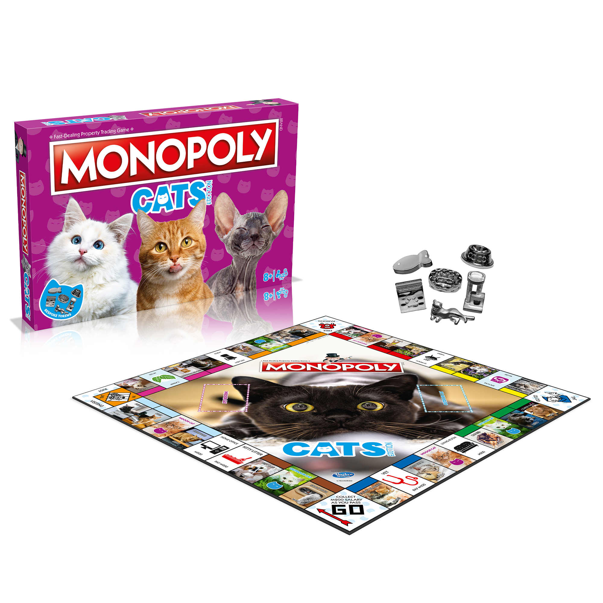 Настольная игра Monopoly Монополия Cats на английском языке