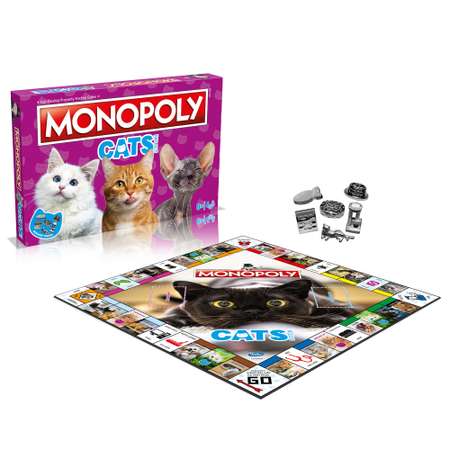 Настольная игра Monopoly Монополия Cats на английском языке