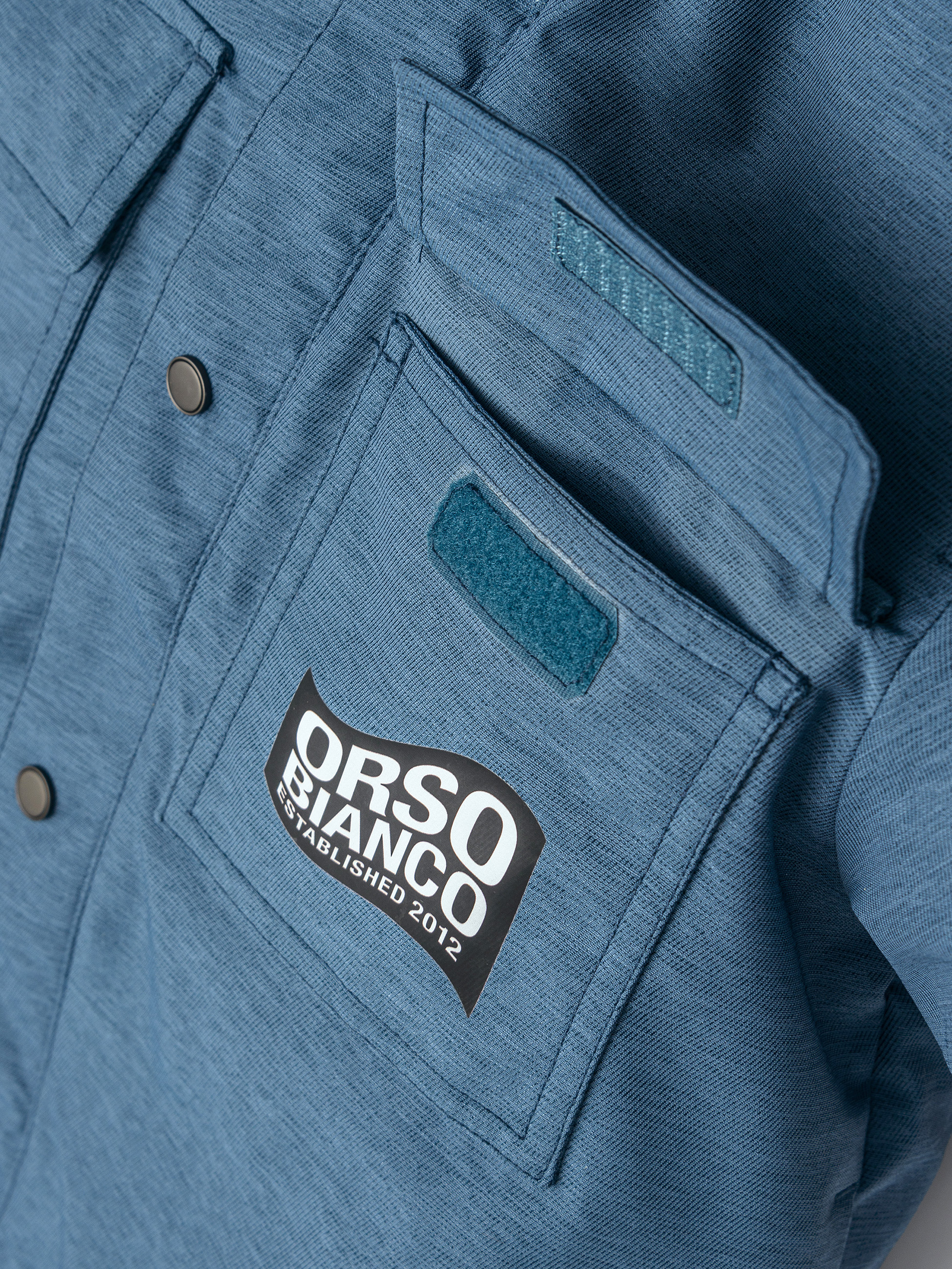 Куртка Orso Bianco OB21076-22_джинсовый меланж - фото 5