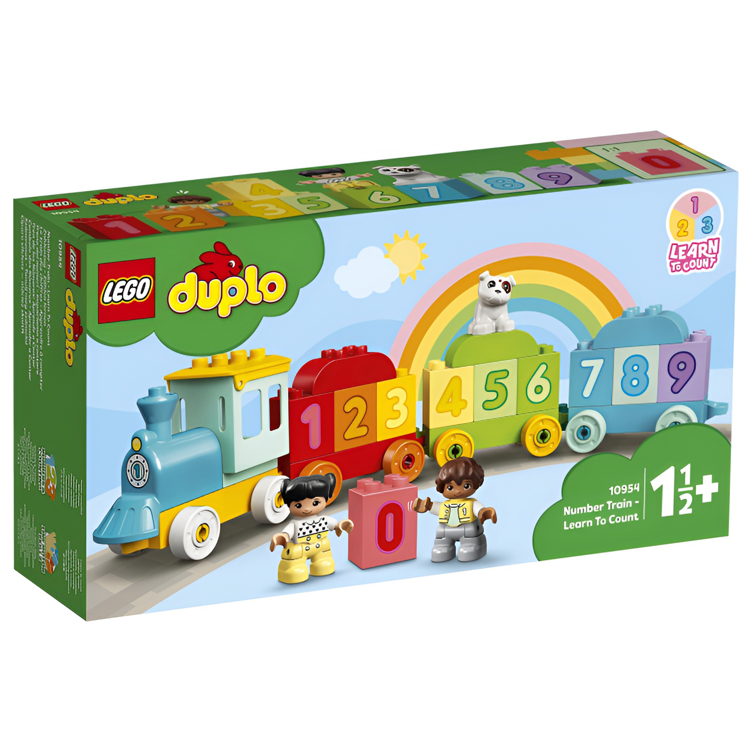 Конструктор LEGO DUPLO My First Поезд с цифрами-учимся считать 10954 купить  по цене 3842 ₽ в интернет-магазине Детский мир