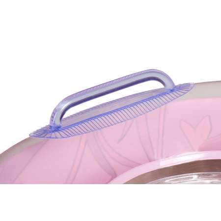 Круг на шею Keidzy для купания малышей розовый цветы
