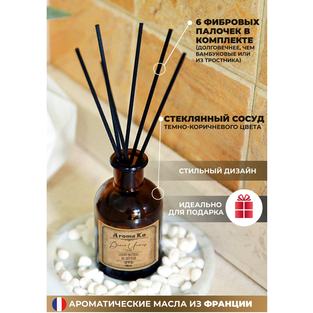 Ароматический диффузор AromaKo SandalWood Vetiver 125 мл - фото 6