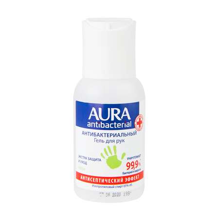 Гель для рук AURA Antibacterial Fresh 50мл