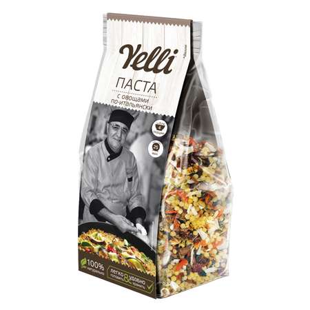 Паста Yelli по-итальянски с овощами 250г
