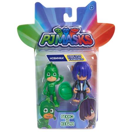 Набор игровой PJ masks 2 фигурки Гекко и Кевин 35560