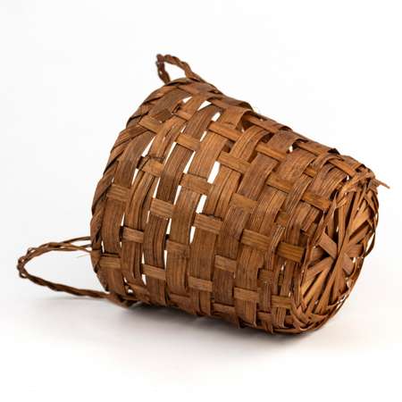 Кашпо плетеное Азалия Декор Кашпо плетеное бамбук D145хH11см коричневый