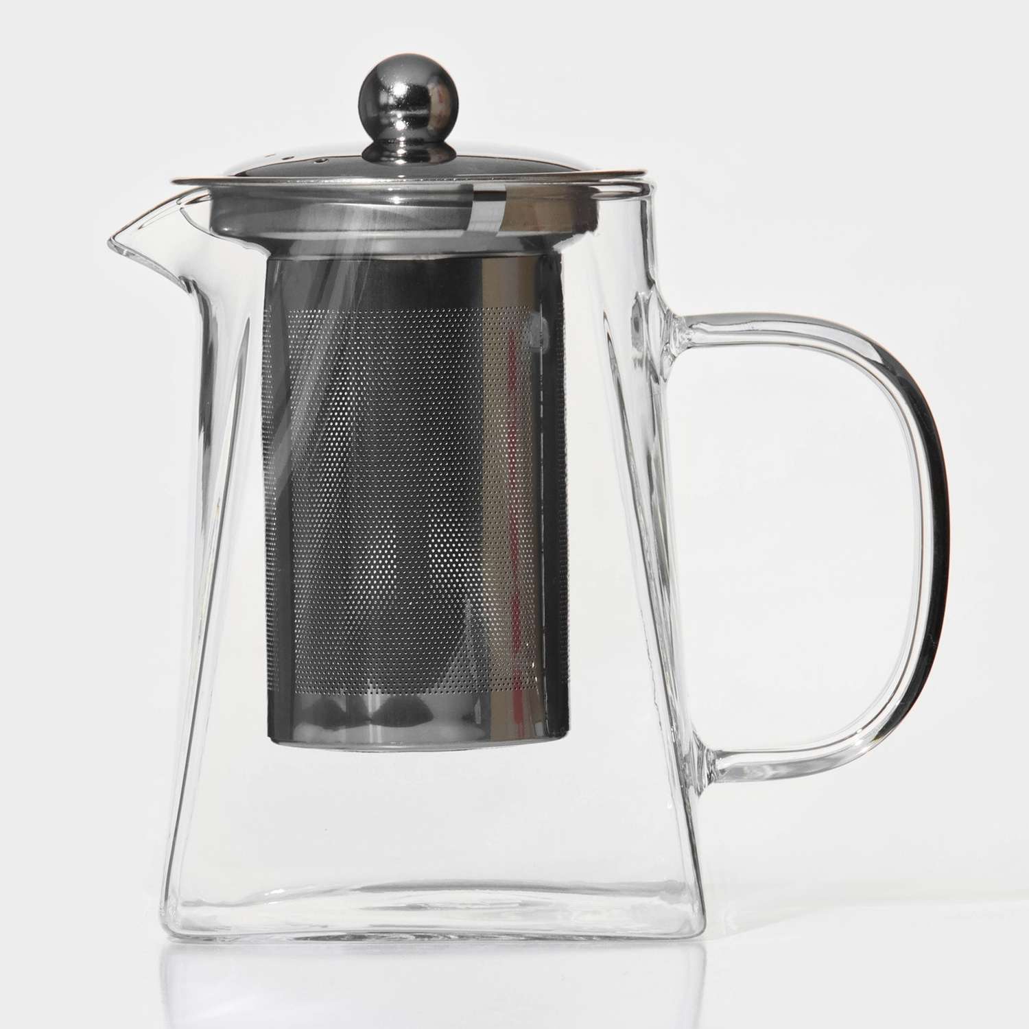 Заварочный чайник MAGISTRO стеклянный с металлическим ситом Magistro «Дарси» 750 мл - фото 2