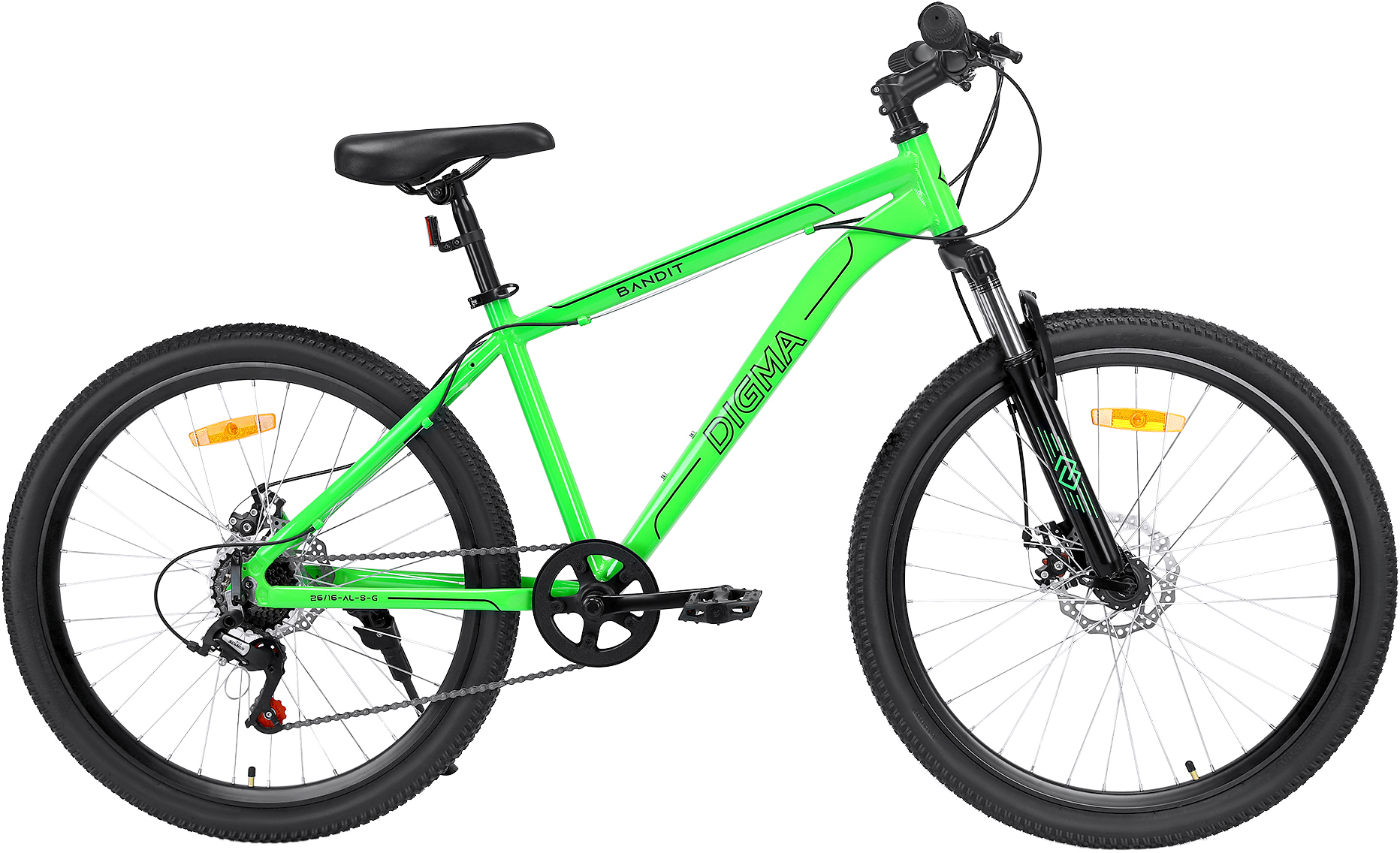 Велосипед Digma Bandit зеленый - фото 7