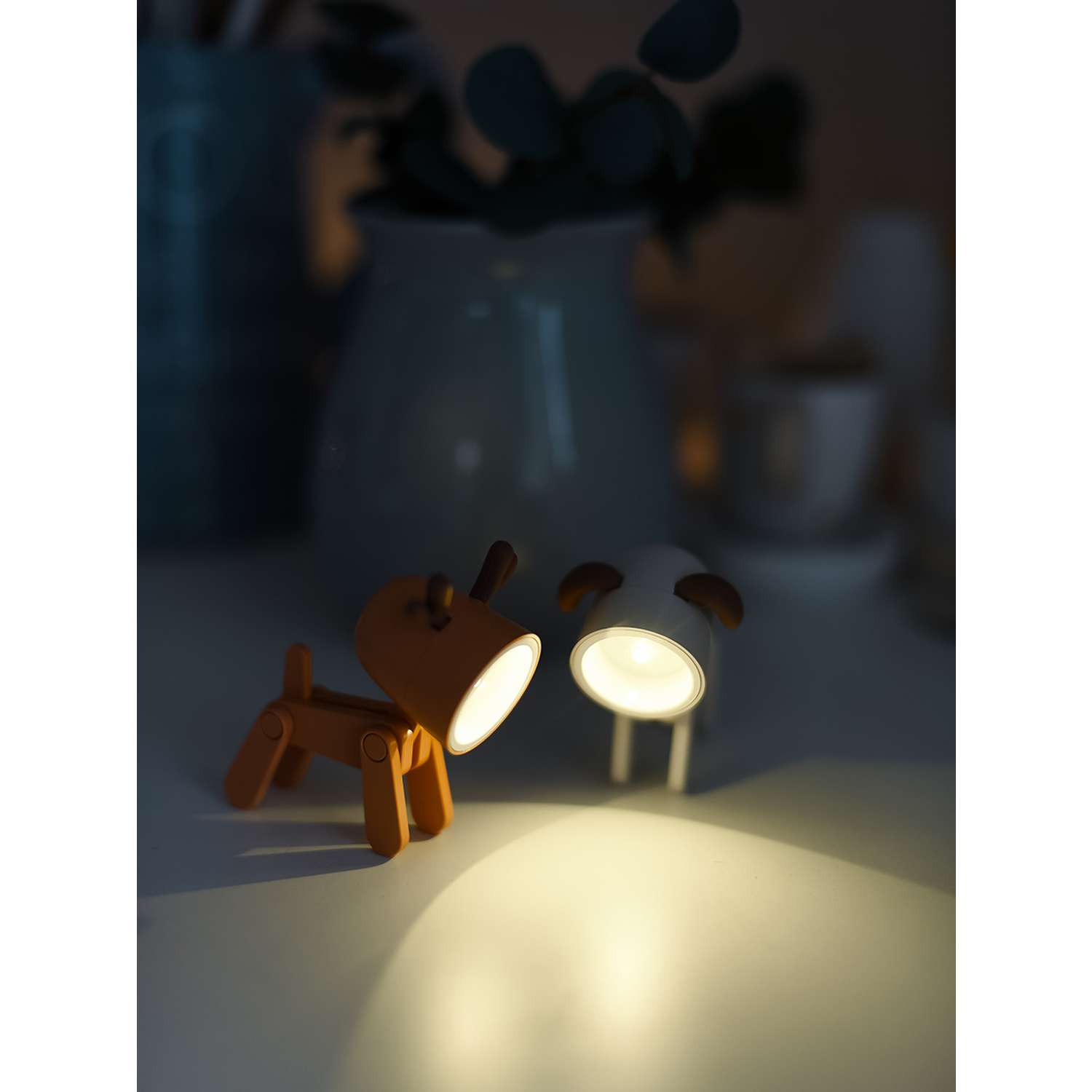 Светильник ночник LATS игрушка робот олень на батарейках - фото 6