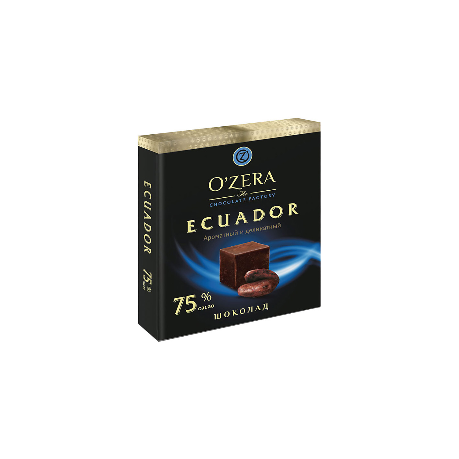 Шоколад OZera Ecuador содержание какао 75% 90 г 4 шт - фото 2