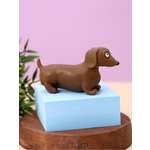 Мялка-антистресс iLikeGift Stretchy dachshund brown