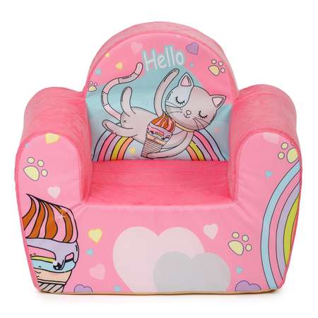 Кресло Тутси мягкое Кошка Морожка модель Детство