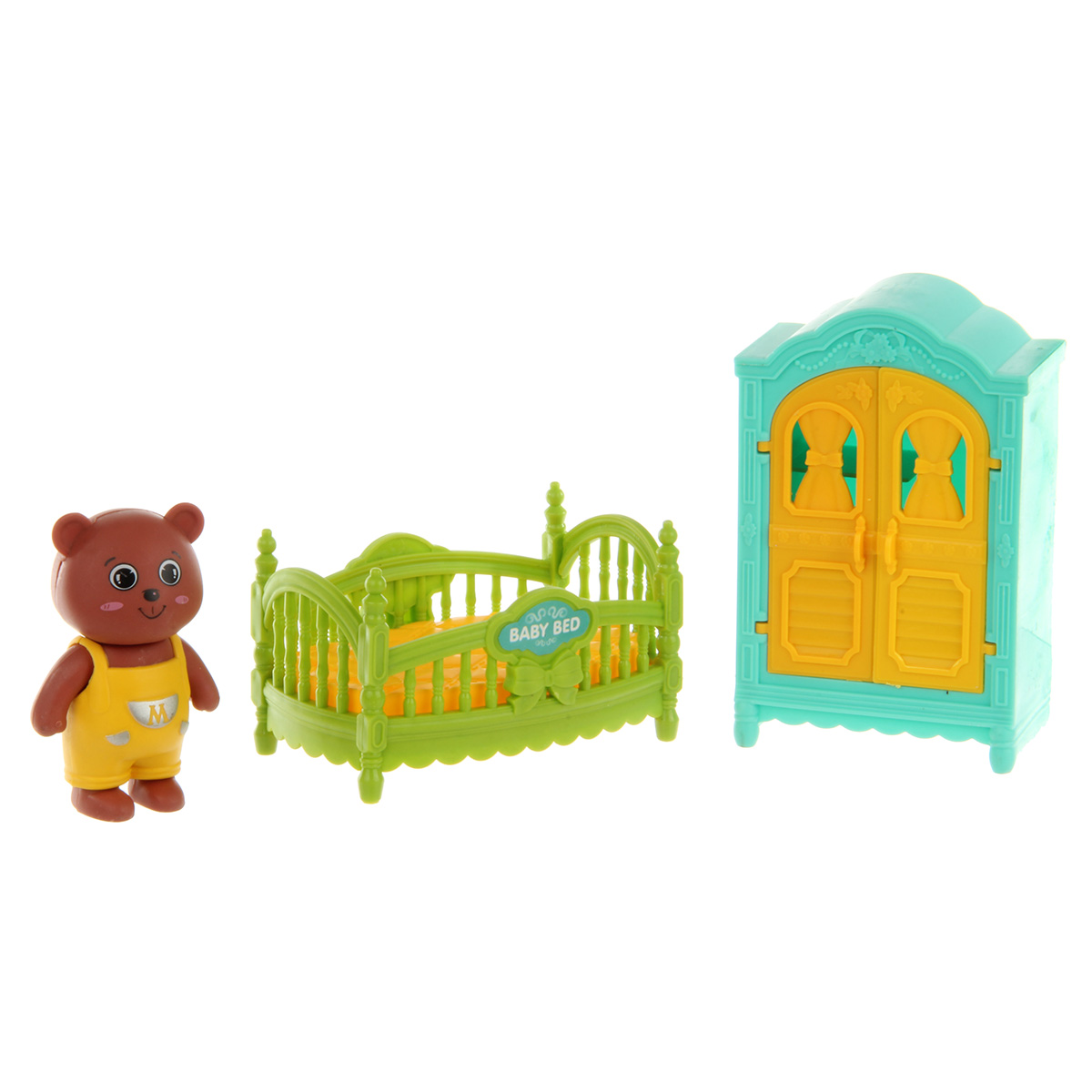 Мебель для кукол Veld Co Ванная комната с аксессуарами и медвежонком 119900 - фото 5