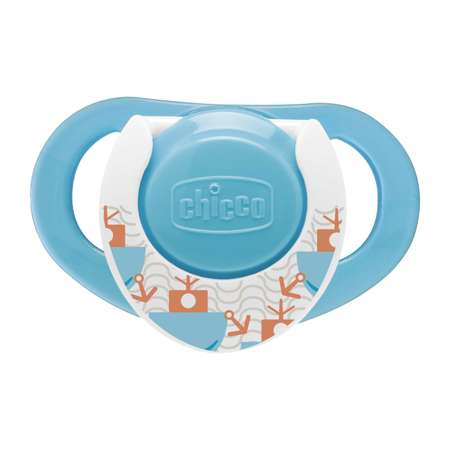 Пустышка Chicco Physio Soft Морская с 12месяцев 2шт 310410128