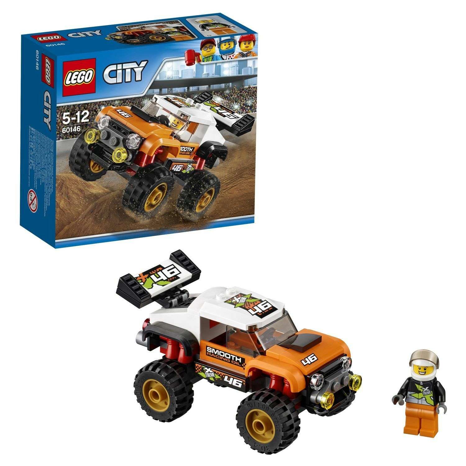 Конструктор LEGO City Great Vehicles Внедорожник каскадера (60146) - фото 1
