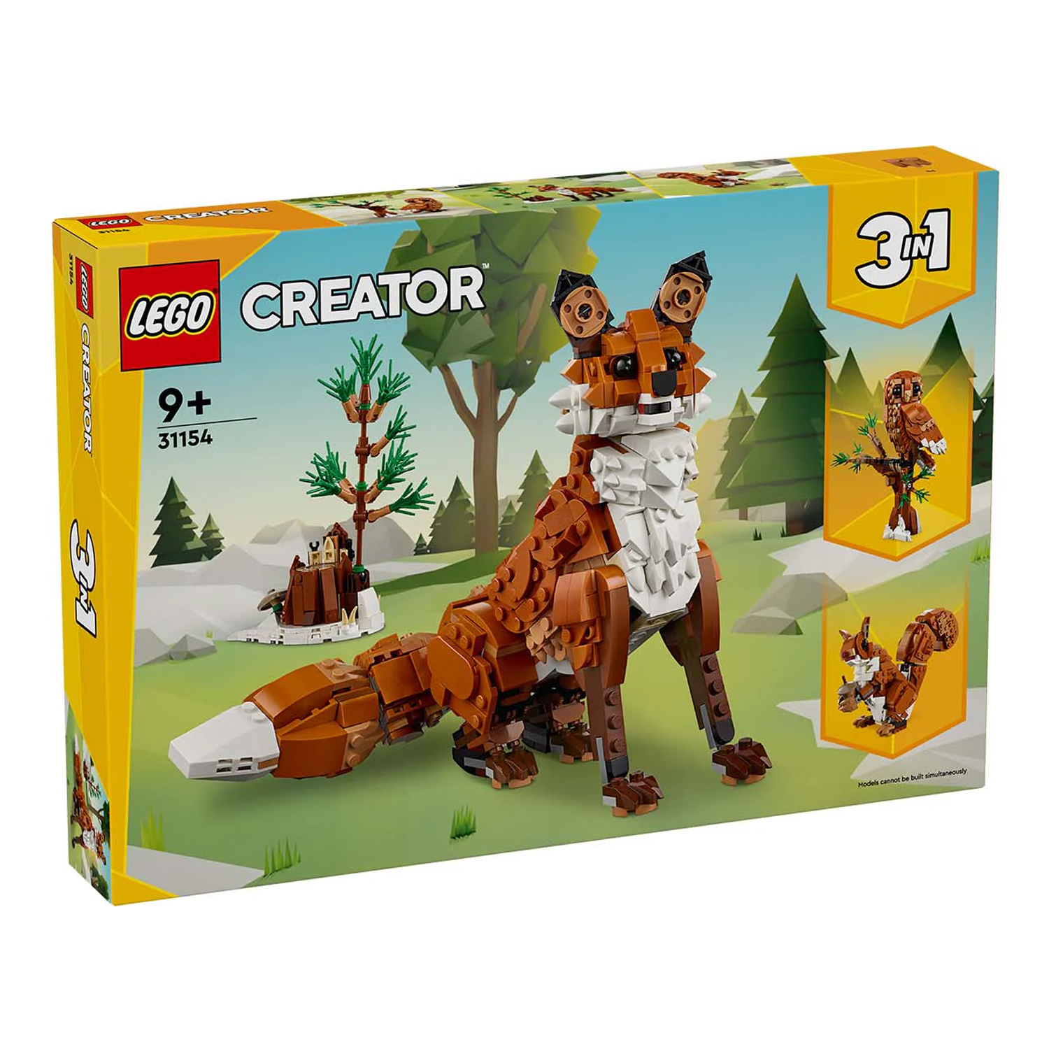 Конструктор детский LEGO Creator 3-in-1 Лесные животные: Рыжая Лиса - фото 9