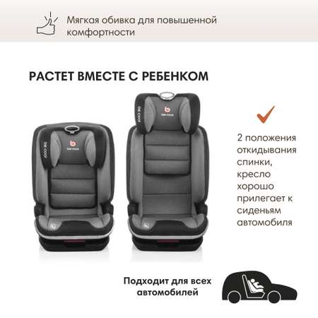 Автокресло Be Cool Mars I-Size (100-150см) гр.2/3 Iron