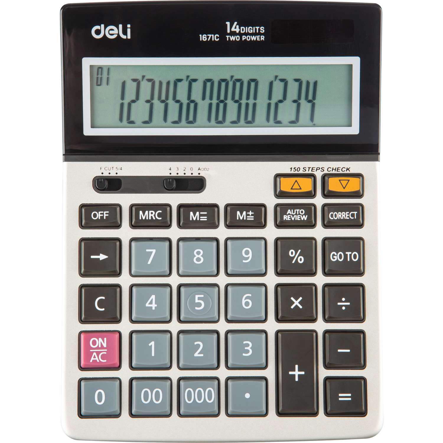 Калькулятор Deli E1671C - фото 1