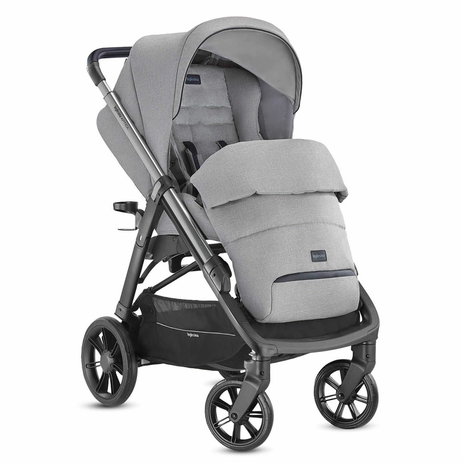 Коляска 2в1 Inglesina Aptica System Duo Silk Grey - фото 4