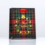 Пакет Sima-Land ламинированный «Счастливого рождества» 18×23×10