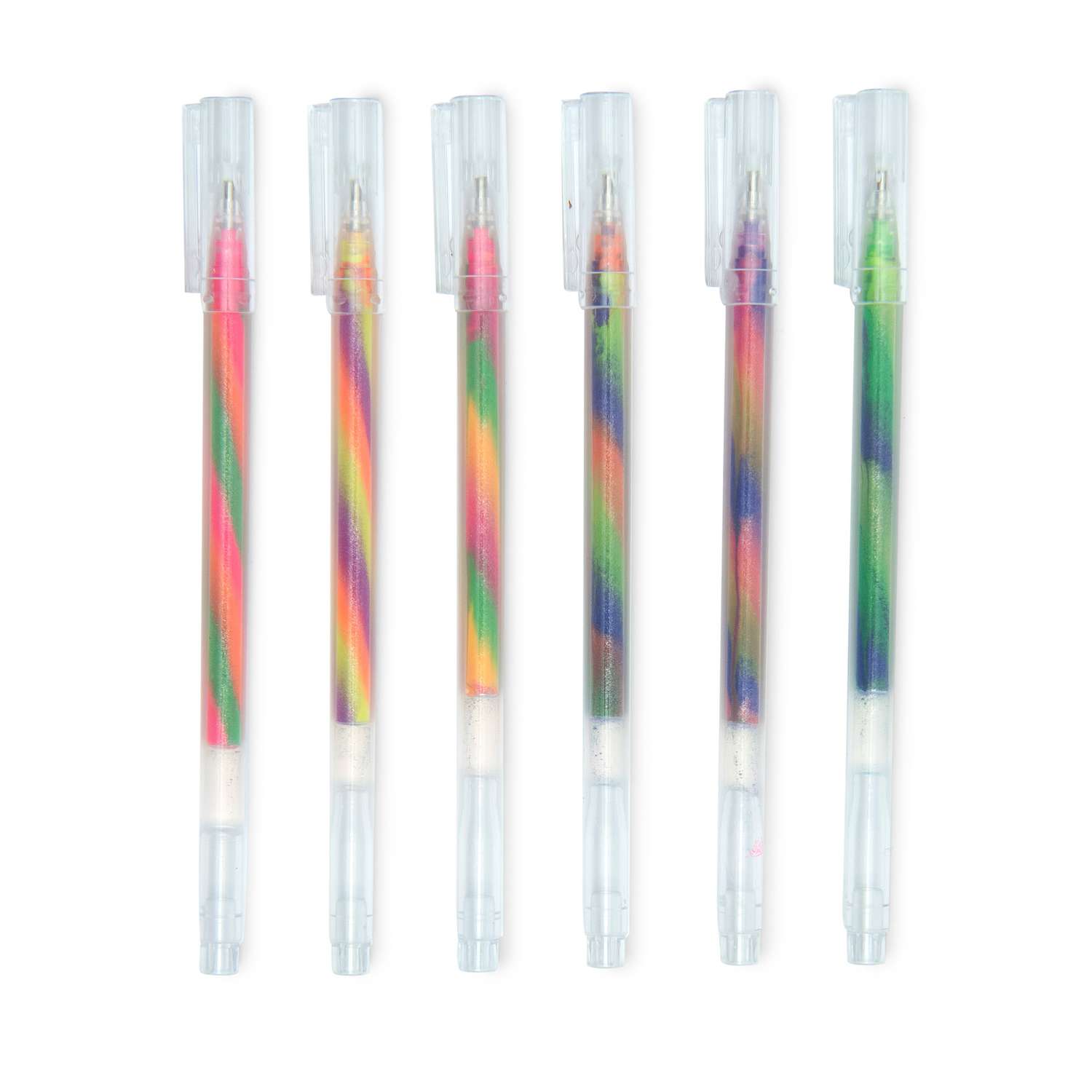 Ручки гелевые Erhaft Holo многоцветные 6шт AT77575 - фото 3