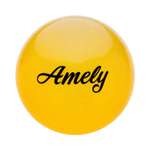 Мяч Amely для художественной гимнастики AGB-102-19-yellow